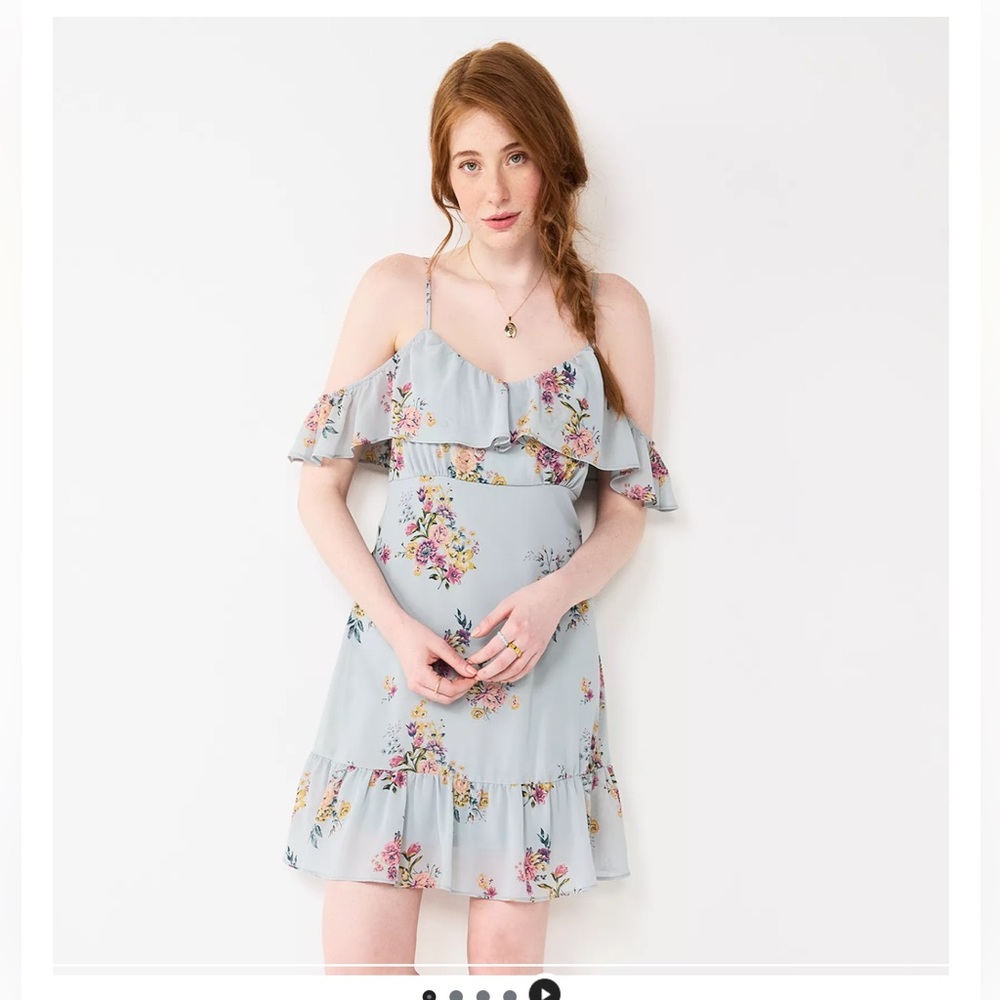 Blue Floral women’s dress. Size XXL. Rewind Brand.